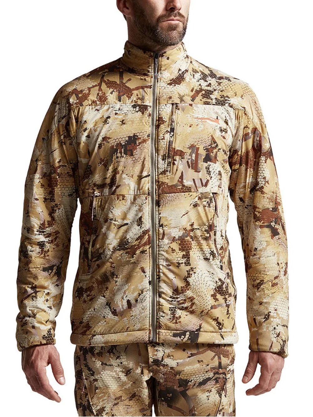 Sitka Ambient Jacket Optifade Waterfowl Marsh PrimaLoft Full Zip Camo Size XXL
